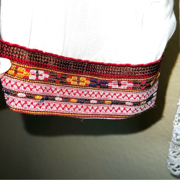 Josie Ivory Gustavia Embroidered Lace Boho Top Sz S - Picture 9 of 12